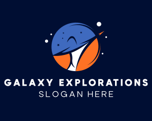 Galaxy Space Planet logo design