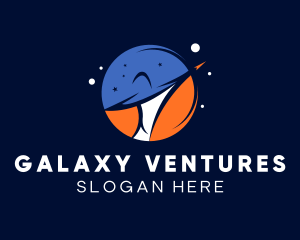 Galaxy Space Planet logo design