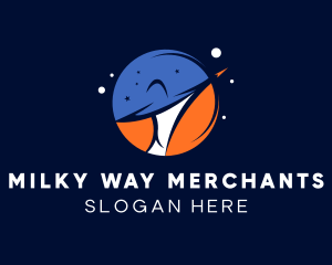 Galaxy Space Planet logo design