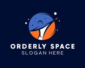 Galaxy Space Planet logo design