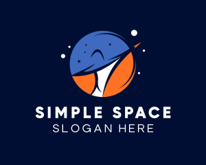 Galaxy Space Planet logo design