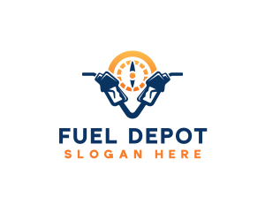 Gas Petroleum Fuel logo design