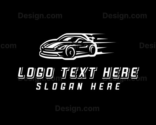 Speed Racing Car Logo