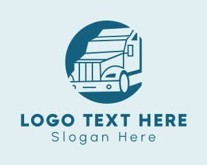 Truck - Trailer Trucking Company logo design