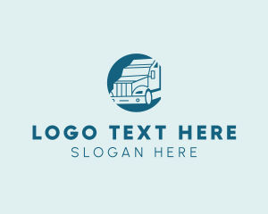 Trailer Trucking Logistics logo