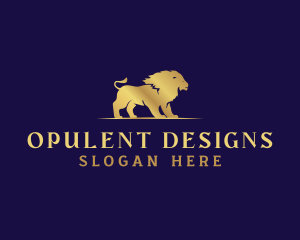 Lion Beast Luxury logo design