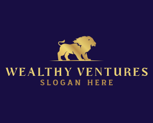 Lion Beast Luxury logo design