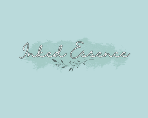 Feminine Floral Cursive logo design