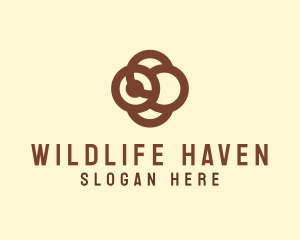 Monkey Animal Wildlife logo design