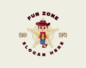 Cowboy Kid Star logo design