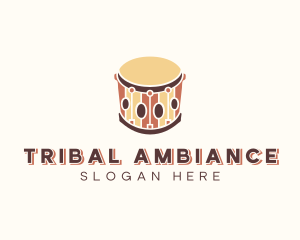 Native Drum Percussion logo design