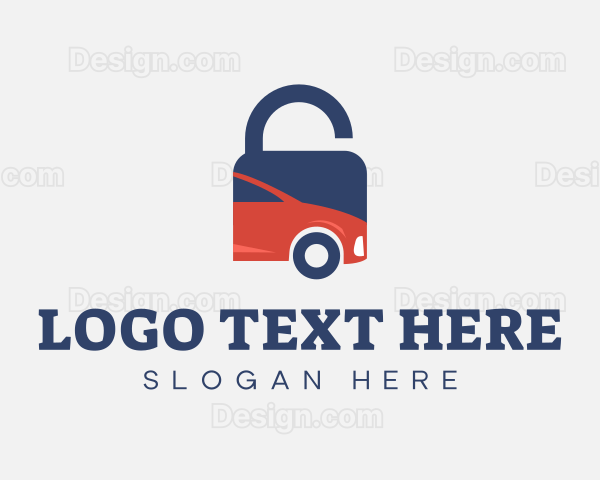 Car Vehicle Lock Logo