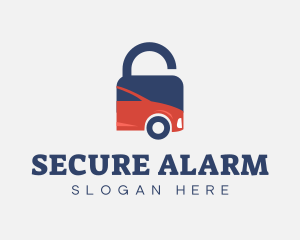 Car Lock Security logo design