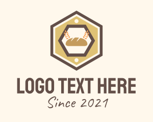 Sourdough - Hexagon Bakery Sign logo design