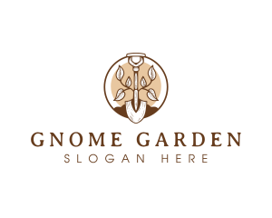 Shovel Backyard Gardening logo design