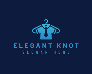 Hanger Necktie Tshirt logo design