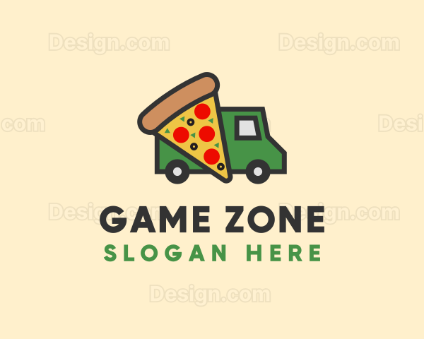 Pizza Fast Food Delivery Logo