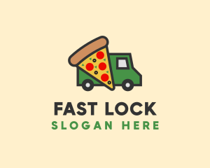 Pizza Fast Food Delivery logo design