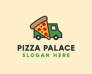 Pizza Fast Food Delivery logo design