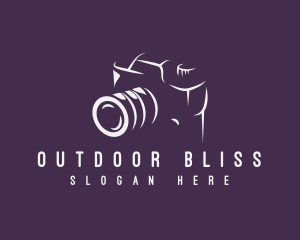 Camera Lens Photography logo design