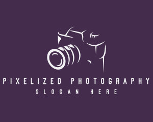 Camera Lens Photography logo design