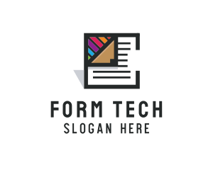 Creative Document File logo design