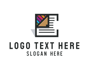 Document - Creative Document File logo design