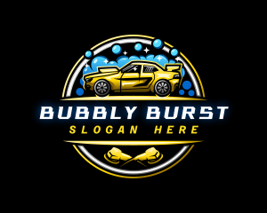 Automotive Car Bubbles logo design