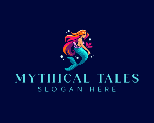 Female Mermaid Folklore logo