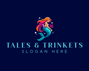 Female Mermaid Folklore logo