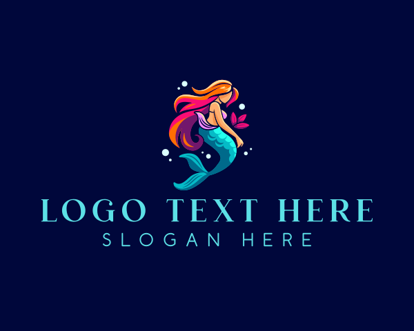 Female Mermaid Folklore logo
