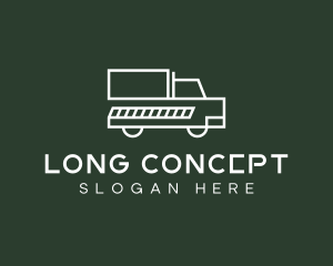 Minimalist Delivery Truck logo