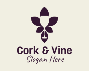 Wine Glass Winery  logo design