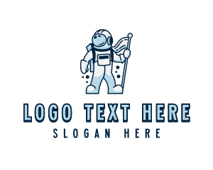 Astronaut Spaceman Suit Logo