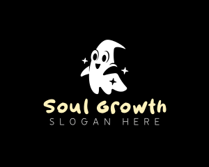 Ghost Happy Spooky  logo