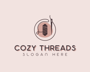 Needle Thread Fashion Sewing logo design