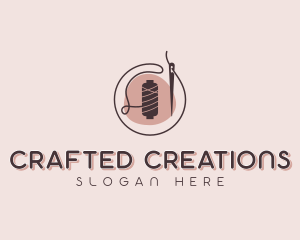 Needle Thread Fashion Sewing logo design