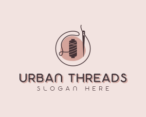 Needle Thread Fashion Sewing logo design