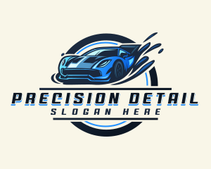 Car Wash Detailing logo design