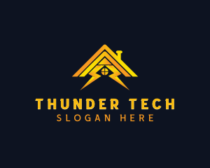 Thunder Voltage Power logo design