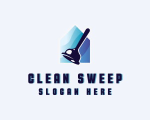 Plunger House Cleaning logo design