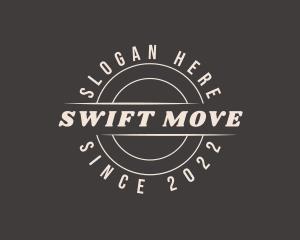 Retro Moving Firm logo design