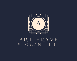 Geometric Frame Tile logo