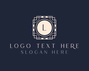 Frame - Geometric Frame Tile logo design
