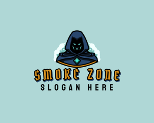 Hood Mage Smoke logo design