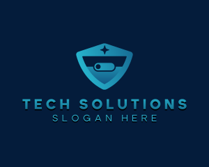 Cyber Technology Security Logo
