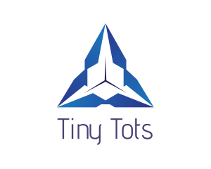 Blue Triangular Scale logo