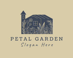 Floral House Garden  logo design