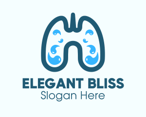 Blue Respiratory Lung Fluids logo