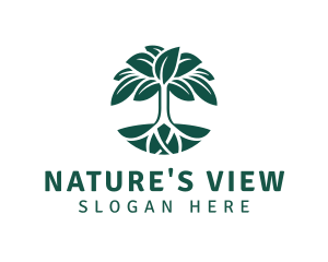 Organic Tree Planting logo design